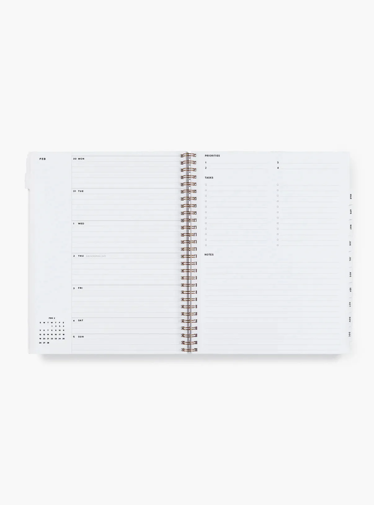Fern Green 2023 Yearly Task Planner