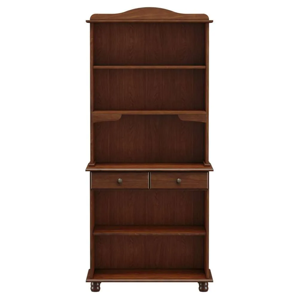 Finestra Rubi 2 2Door Buffet Hutch L880 x W430 x H1970mm Coffee No Warranty