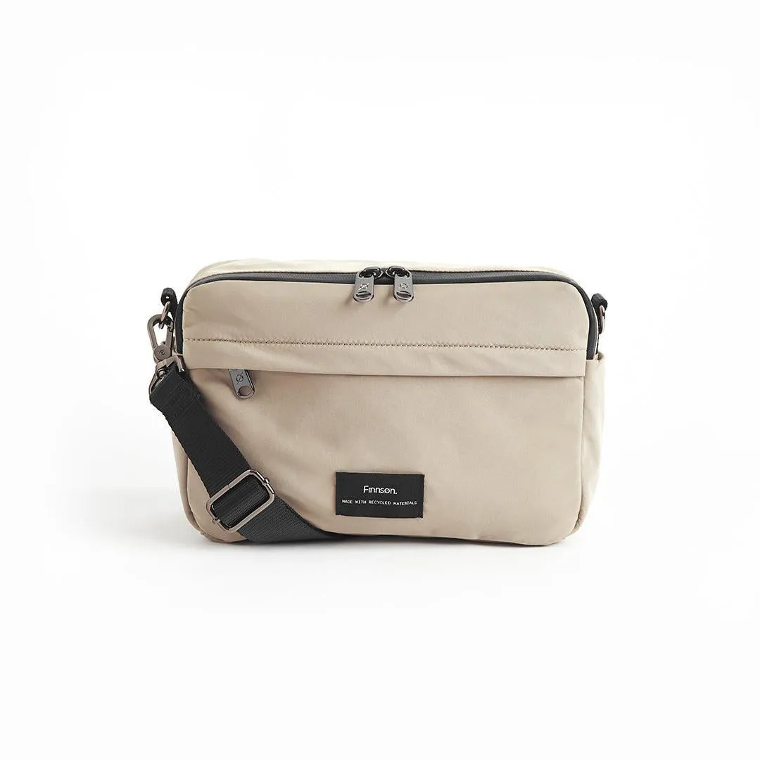 Finnson Frida Eco Stroller Organiser with Stroller Clips  - Taupe