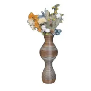 Flower Vase 70cm Grey/Brown