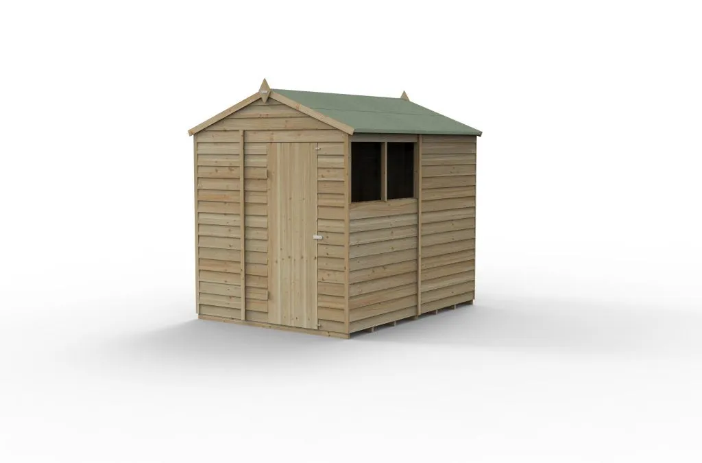 Forest Garden 4life Apex Shed 6x8 with 2 Windows