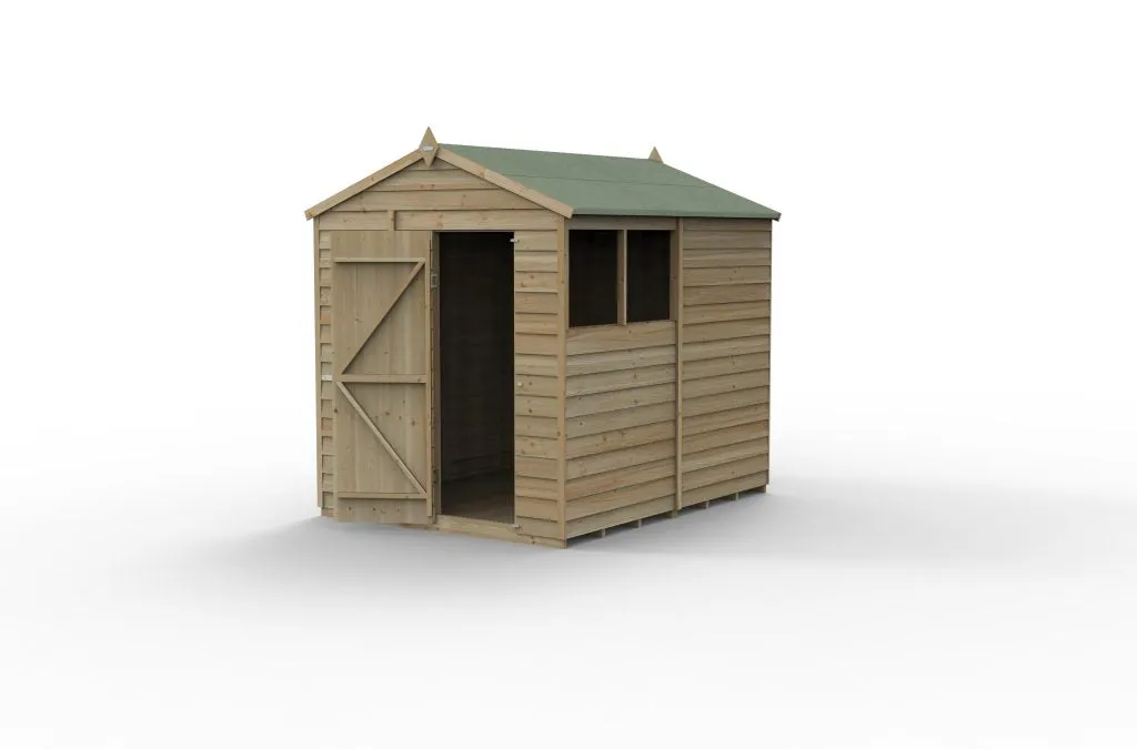 Forest Garden 4life Apex Shed 6x8 with 2 Windows