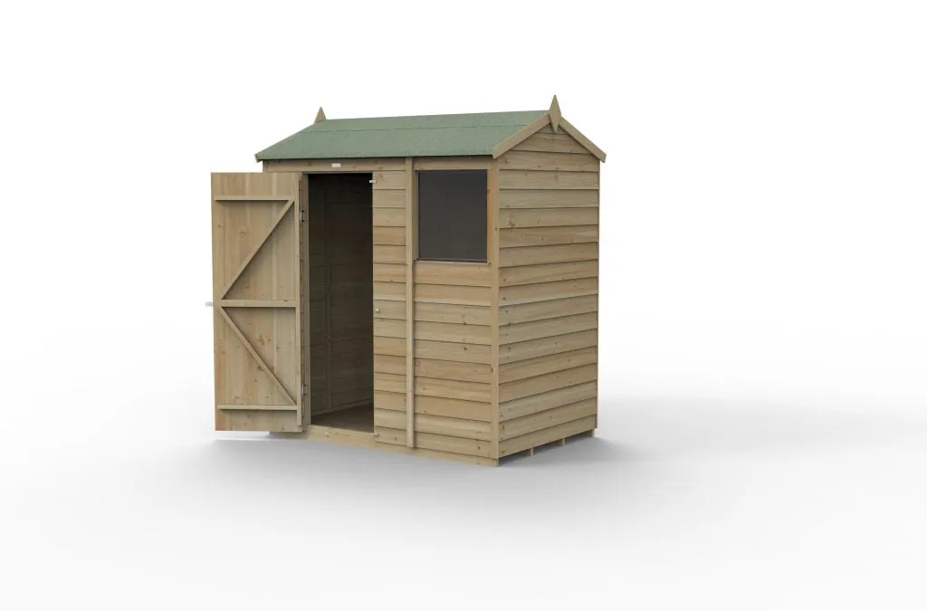 Forest Garden 4life Reverse Apex Shed 6x4 with Window