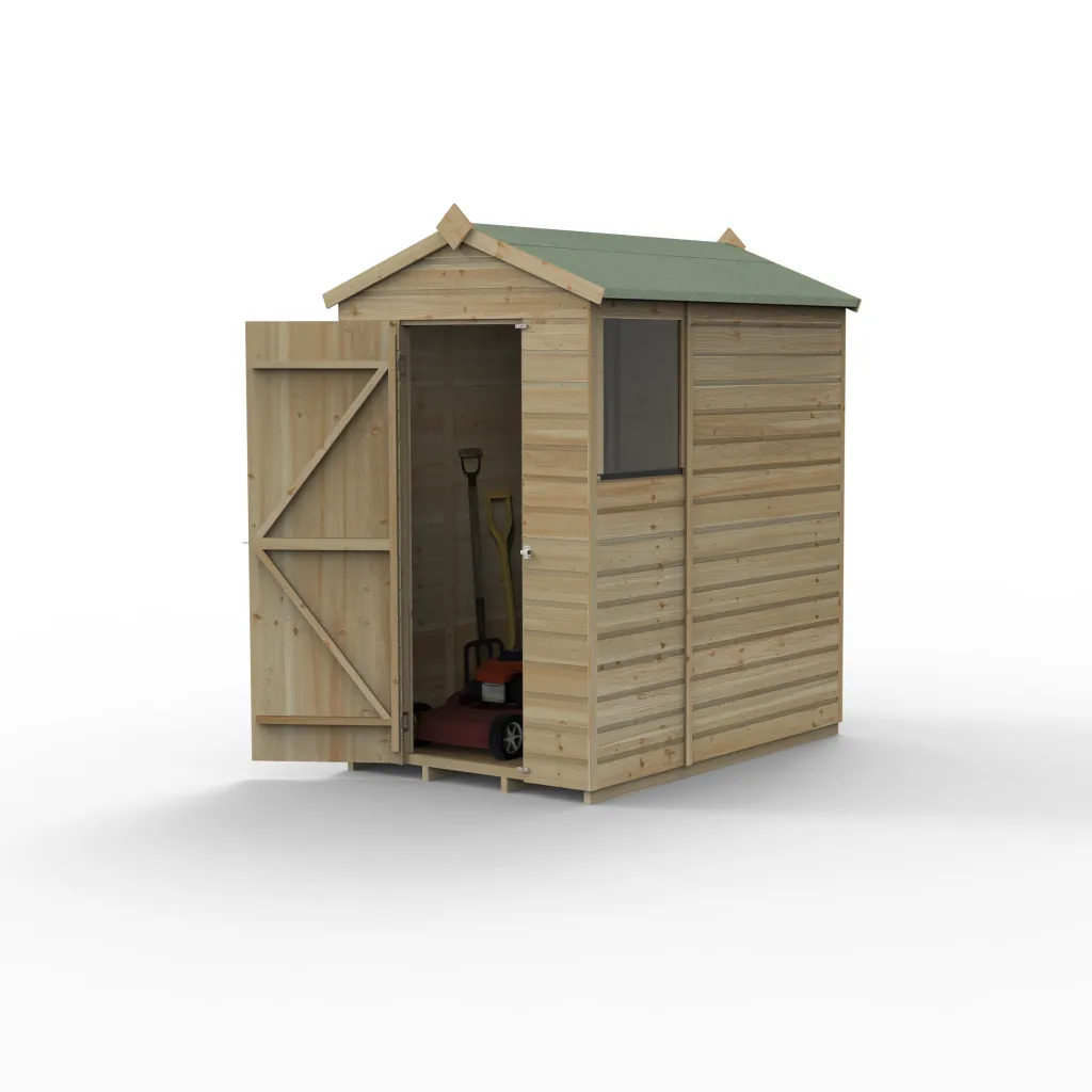 Forest Garden Beckwood 4x6 Apex Shed with Window