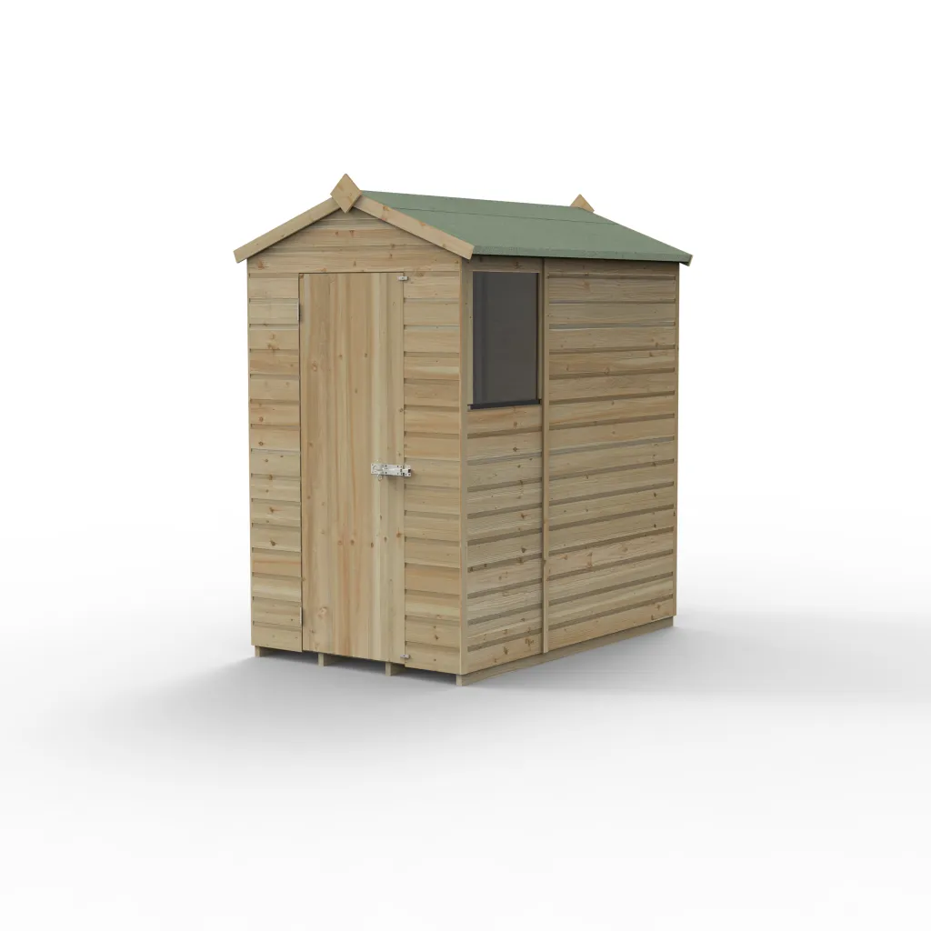Forest Garden Beckwood 4x6 Apex Shed with Window