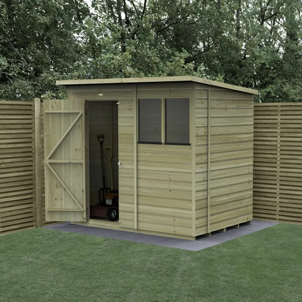 Forest Garden Beckwood 7x5 Pent Shed with 2 Windows