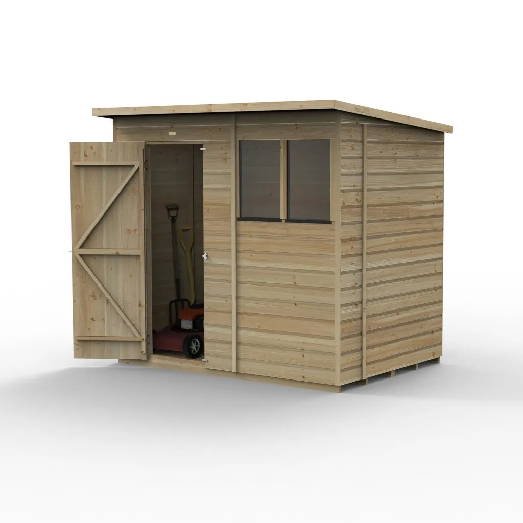 Forest Garden Beckwood 7x5 Pent Shed with 2 Windows