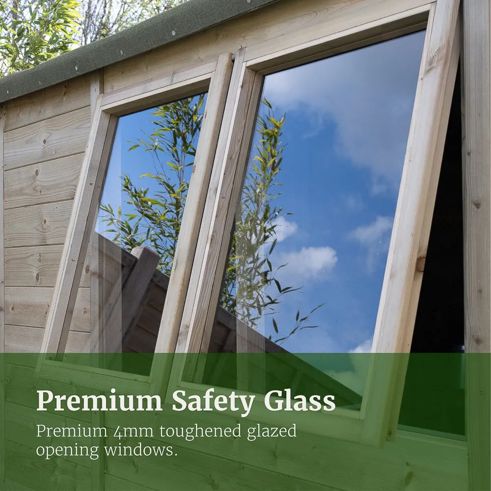 Forest Garden Timberdale 10x8 Reverse Apex Shed
