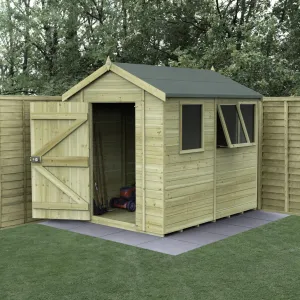 Forest Garden Timberdale 8x6 Apex Shed - Three Windows