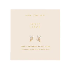 Forever Yours 'Lots of Love' Earrings | Silver & Gold Plated