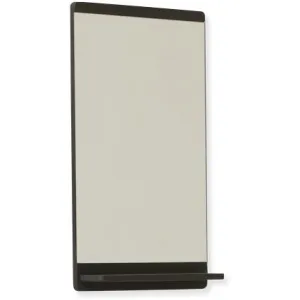 Form & Refine Rim Wall Mirror. Black Stained Oak
