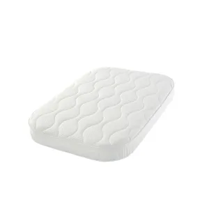 Gaia Baby Serena Mini Cot Mattress - 2 Piece   Cover - White