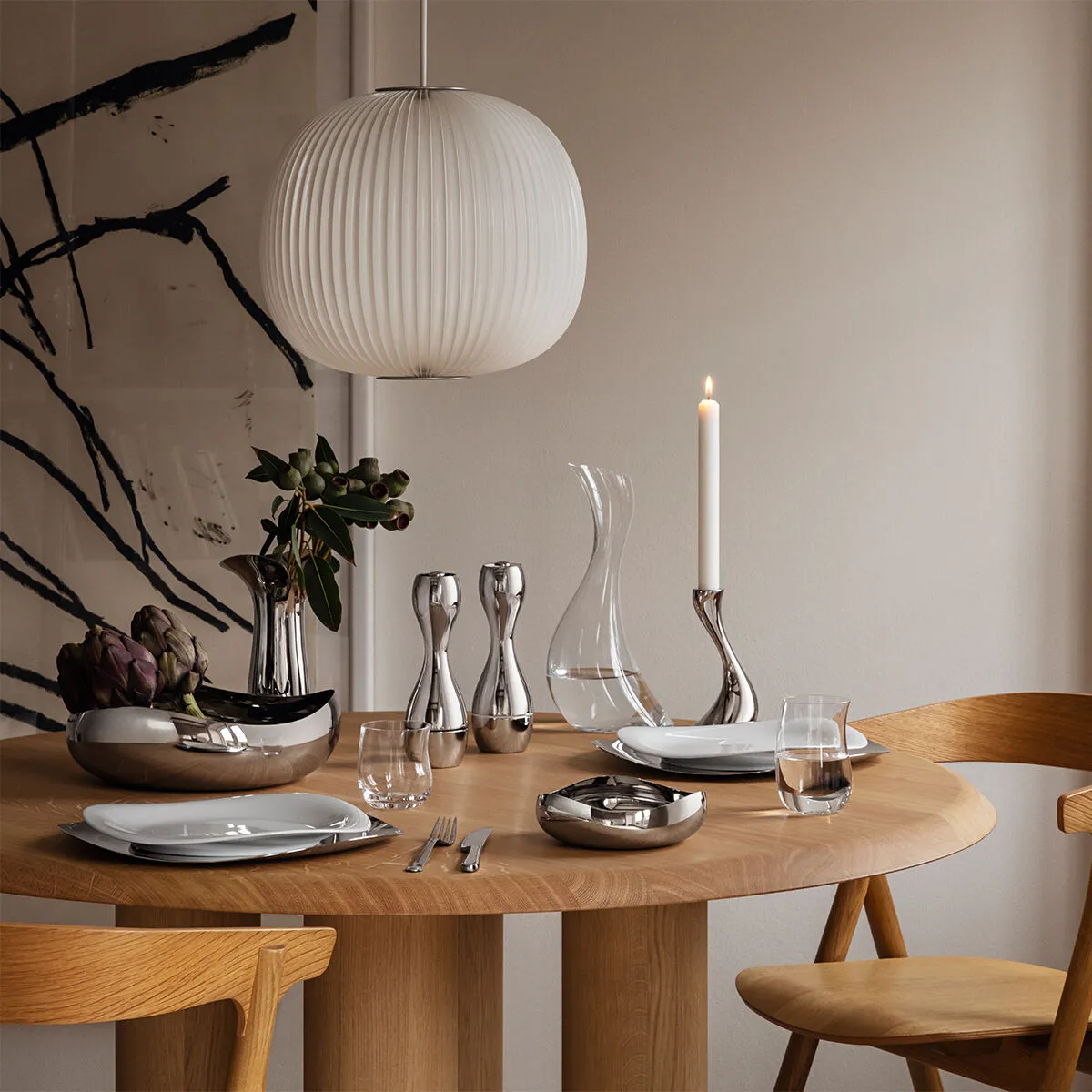 Georg Jensen | Cobra Bowl Medium White Porcelain