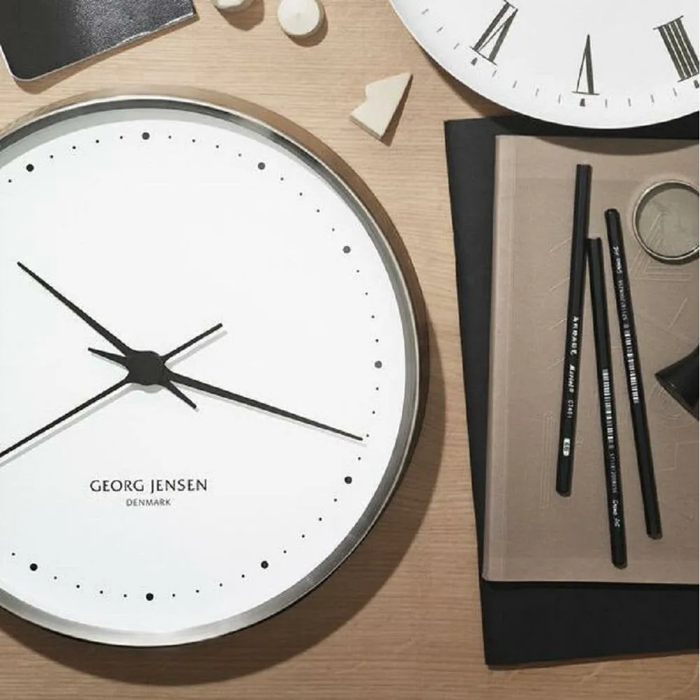 Georg Jensen Henning Koppel Wall Clock White, 40 Cm