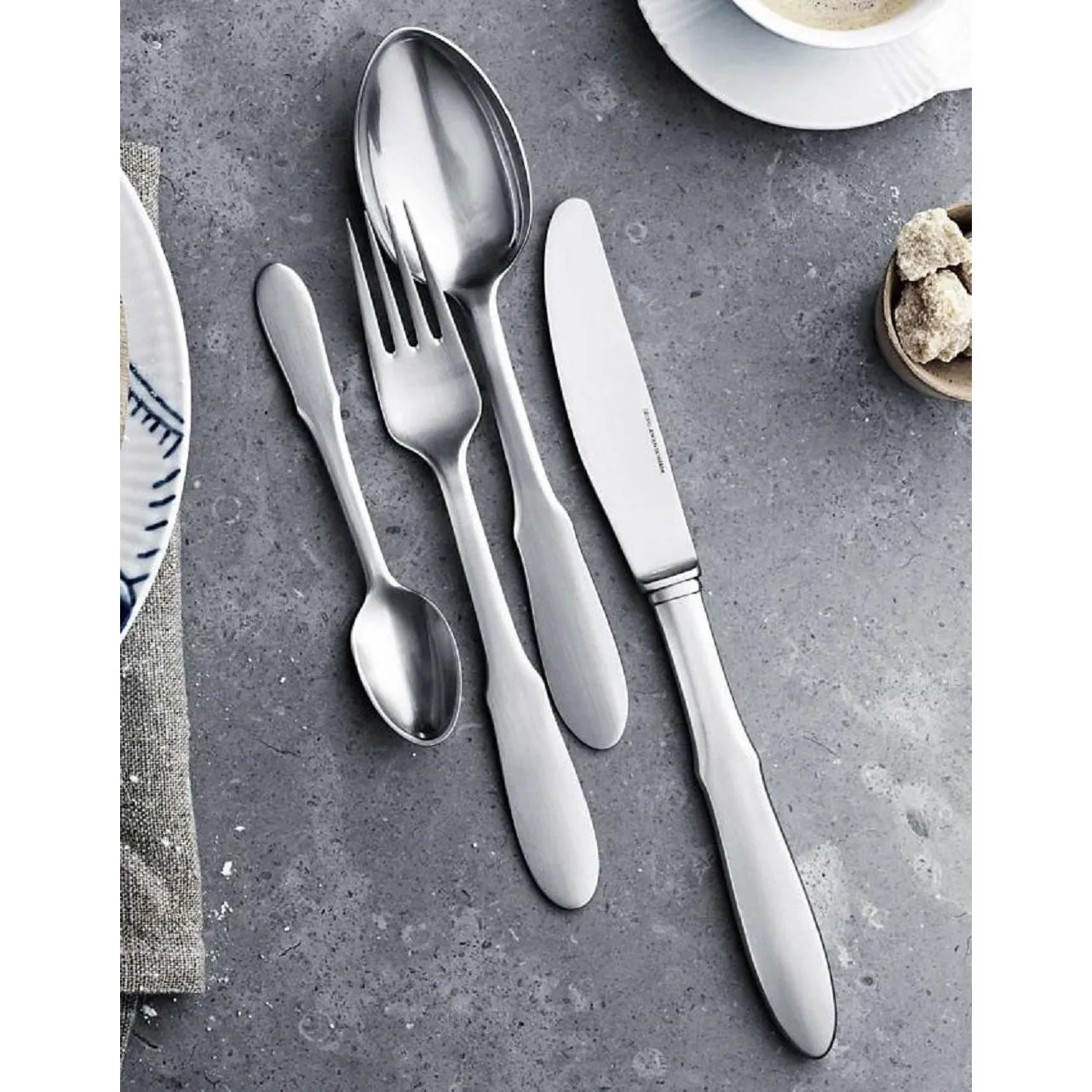 Georg Jensen Mittra Teaspoon, Set Of 4