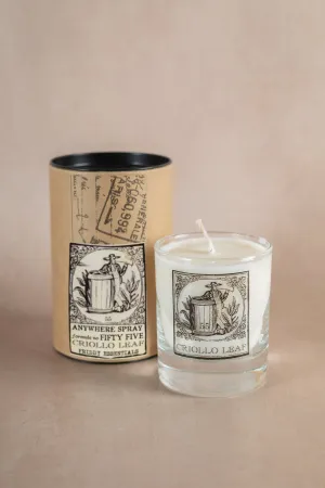 Glass Candle No.55 Criollo Leaf