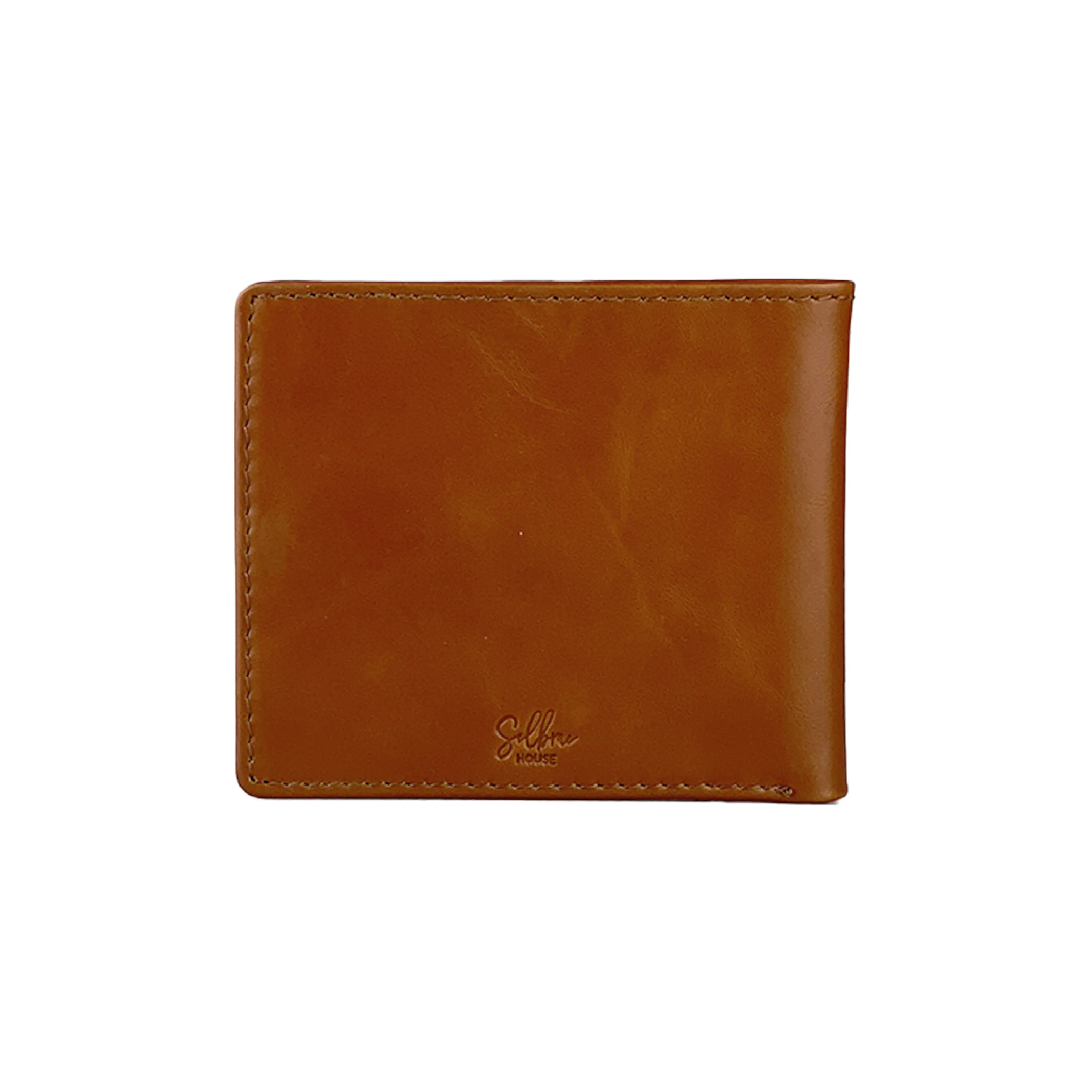 Golf Engraved Leather Wallet | Brown