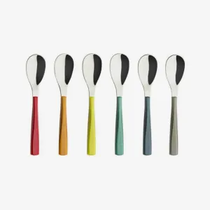 Guy Degrenne | Quartz Multicolour Coffee Spoons - Set of 6