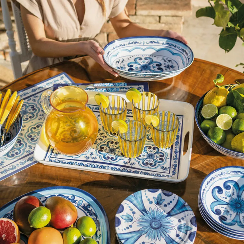 Guzzini | Blues Rectangular Tray With Handles
