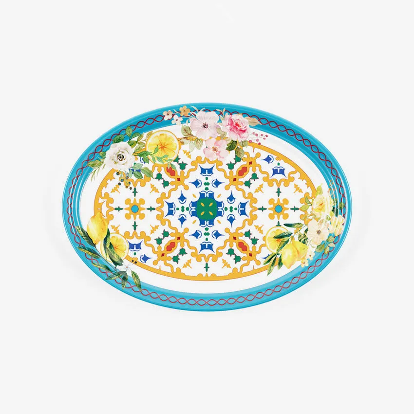Guzzini | Flower & Lemon Oval Tray