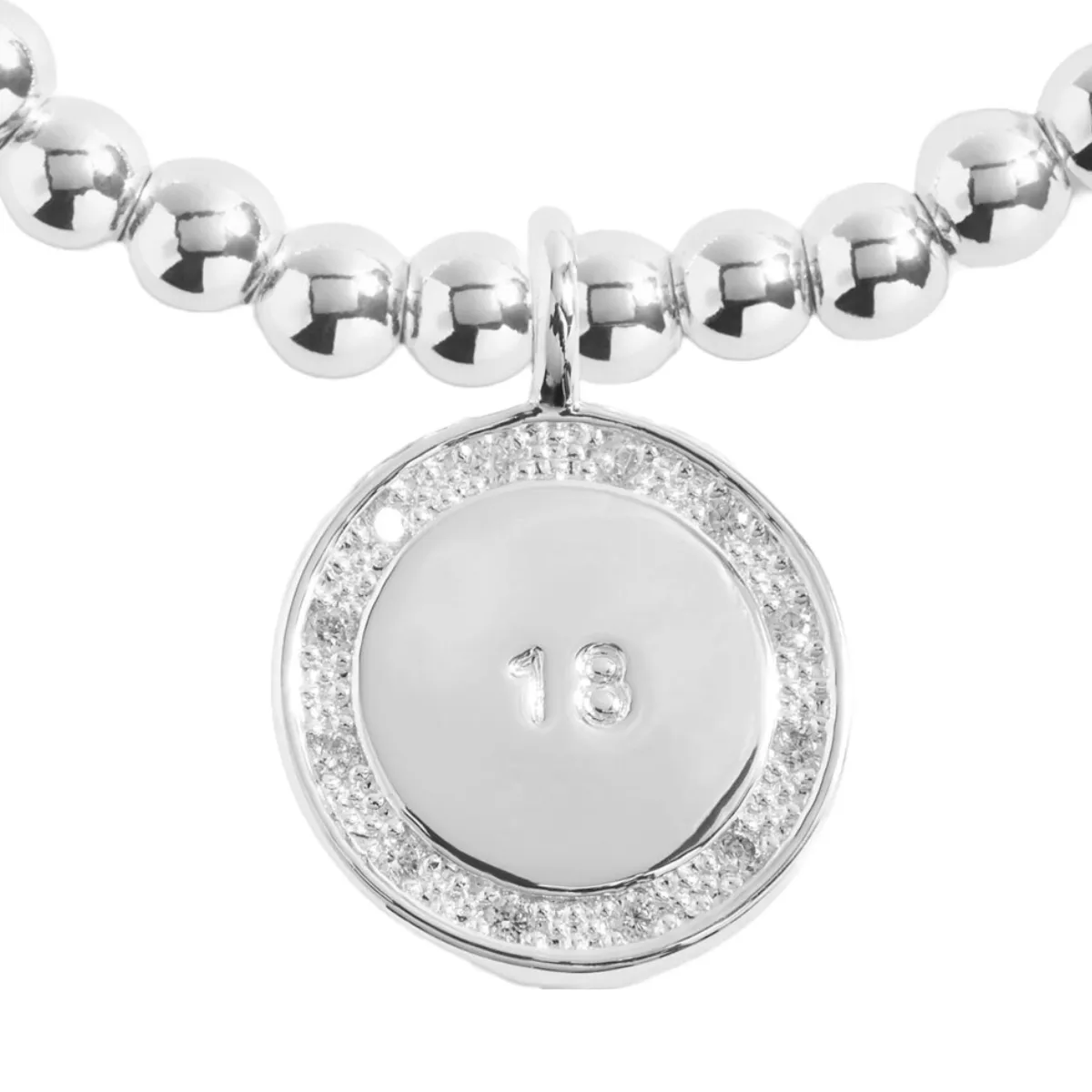 'Happy 18th Birthday' Celebration Bracelet Set | Silver Plated | 3 Piece