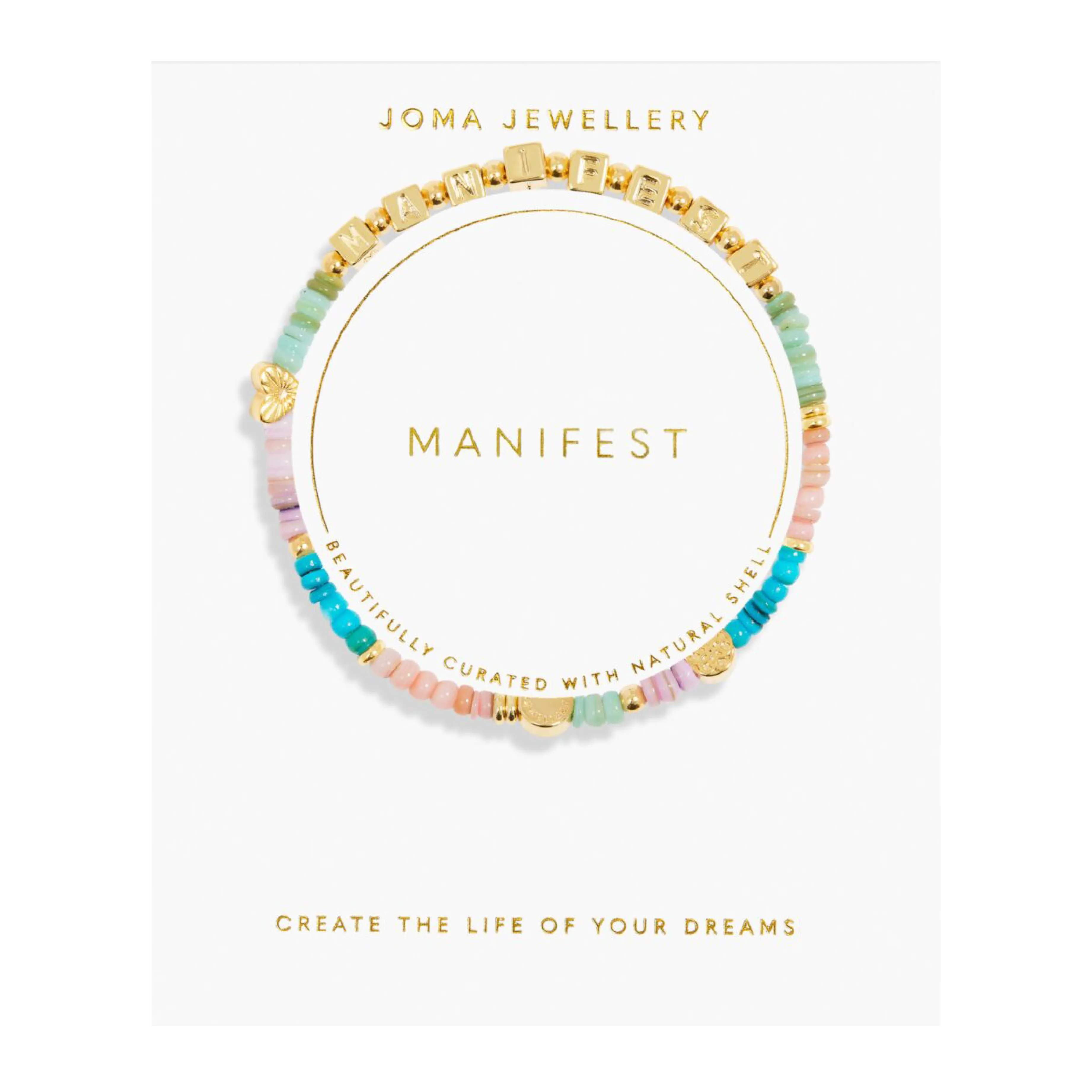 Happy Little Moments 'Manifest' Bracelet | Gold Plated