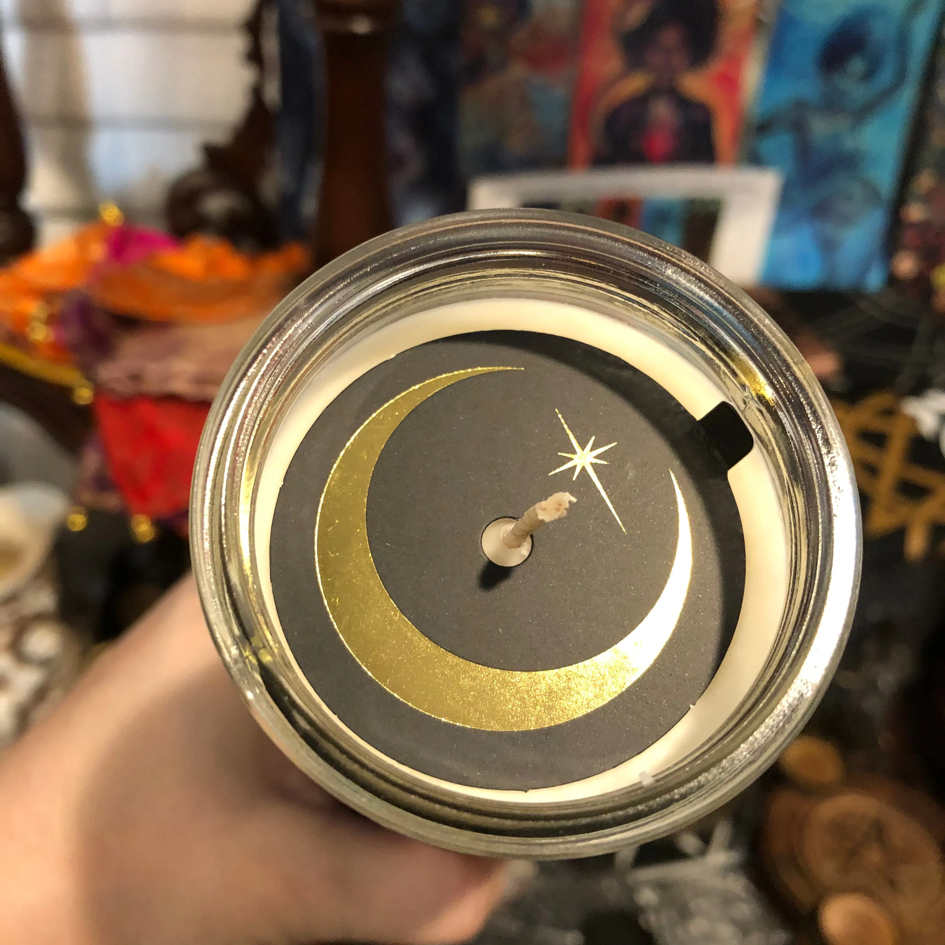 Hekate Gilded Goddess Devotional Candle