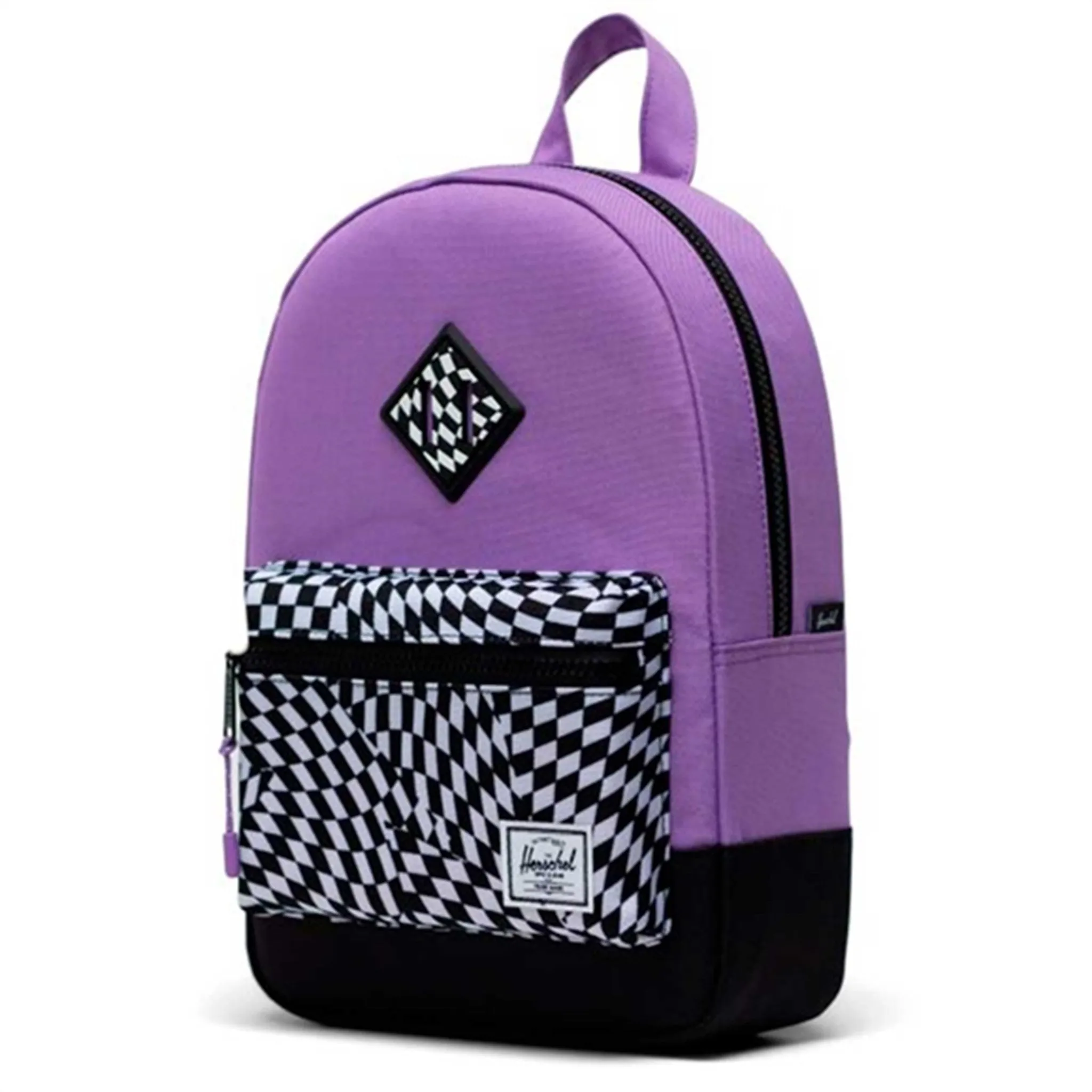 Herschel Heritage Kids Backpack Warp Check/Amethyst Orchid