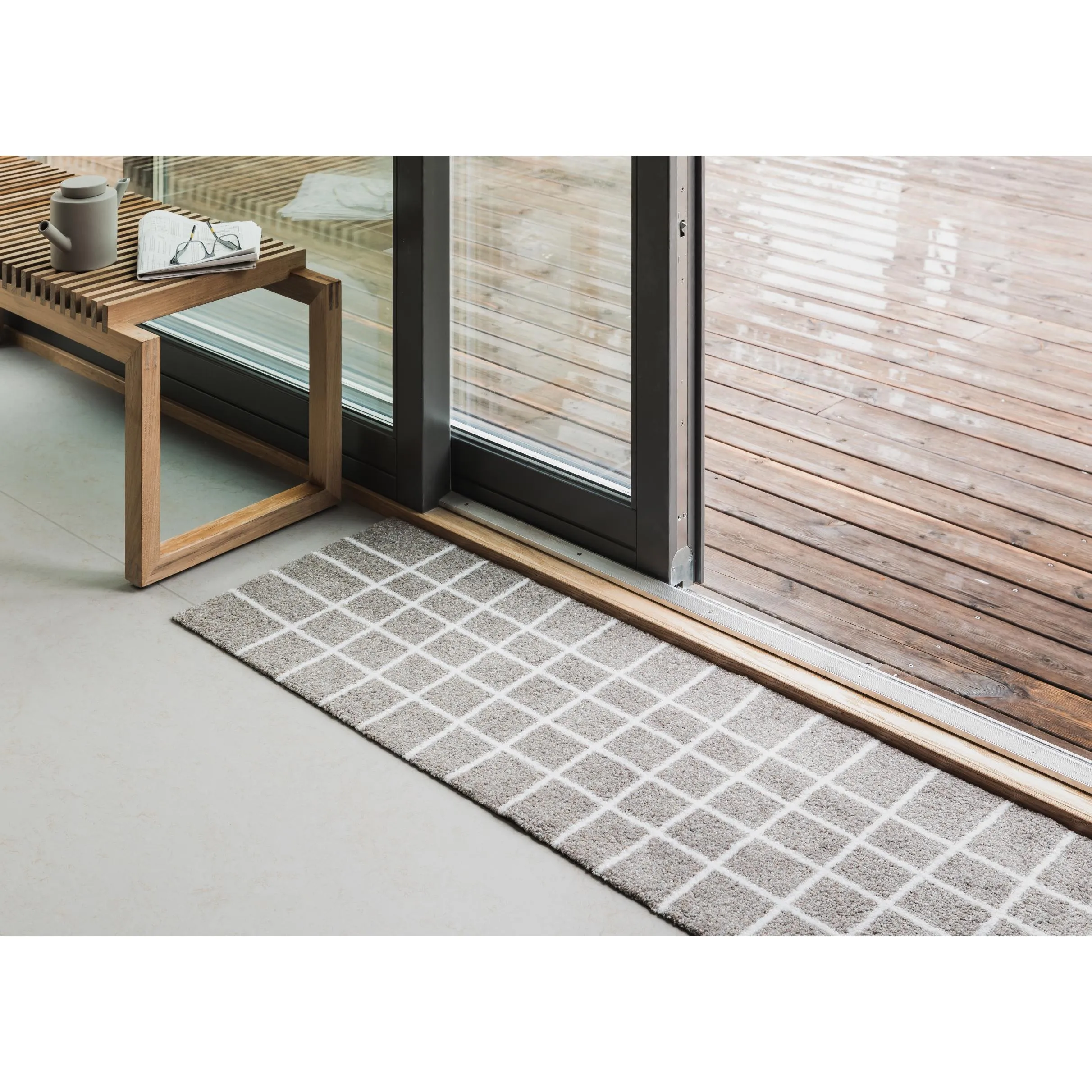 Heymat Doormat Hand Travertine, 45x100cm