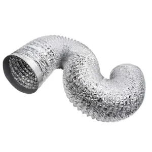 Home Basic/ Alpha Rangehood Outlet Pipe 130mm Diameter 1m
