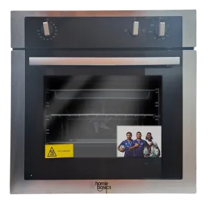 Home Basics Built-In Oven Gas 60cm Stainless Steel
