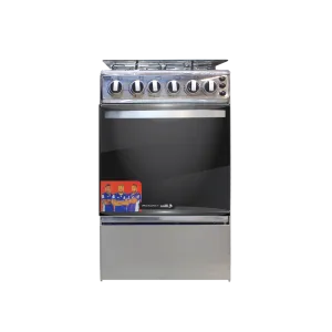 Home Basics Freestanding 4B Cooker Stainless Steel