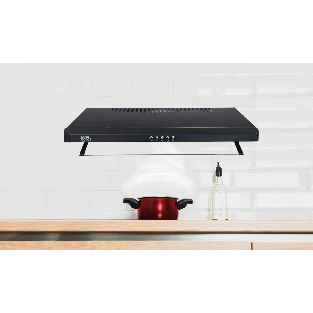 Home Basics Rangehood 60cm Black