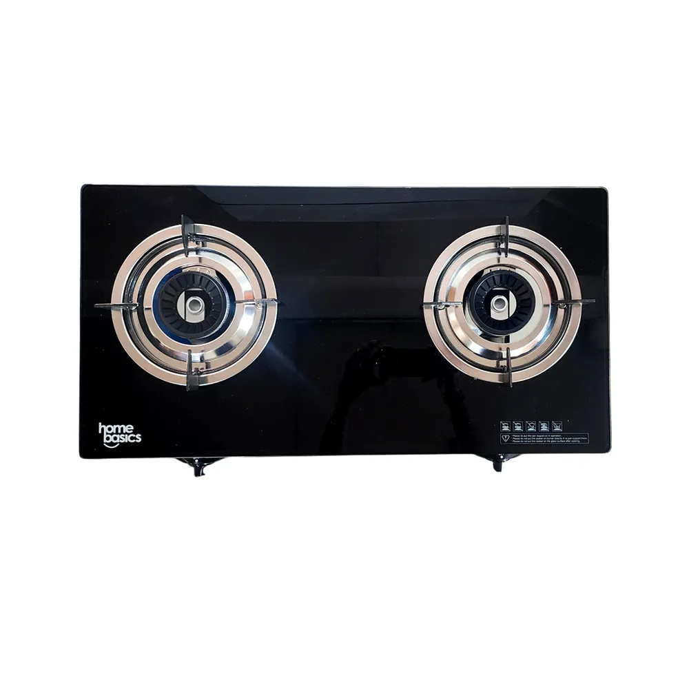 Home Basics Table Top 2B Gas Stove Glass Top 6mm