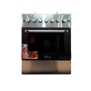 Home Basics Trendy Free Standing 4B Gas Cooker with Gas Oven 60cm Stainless Steel