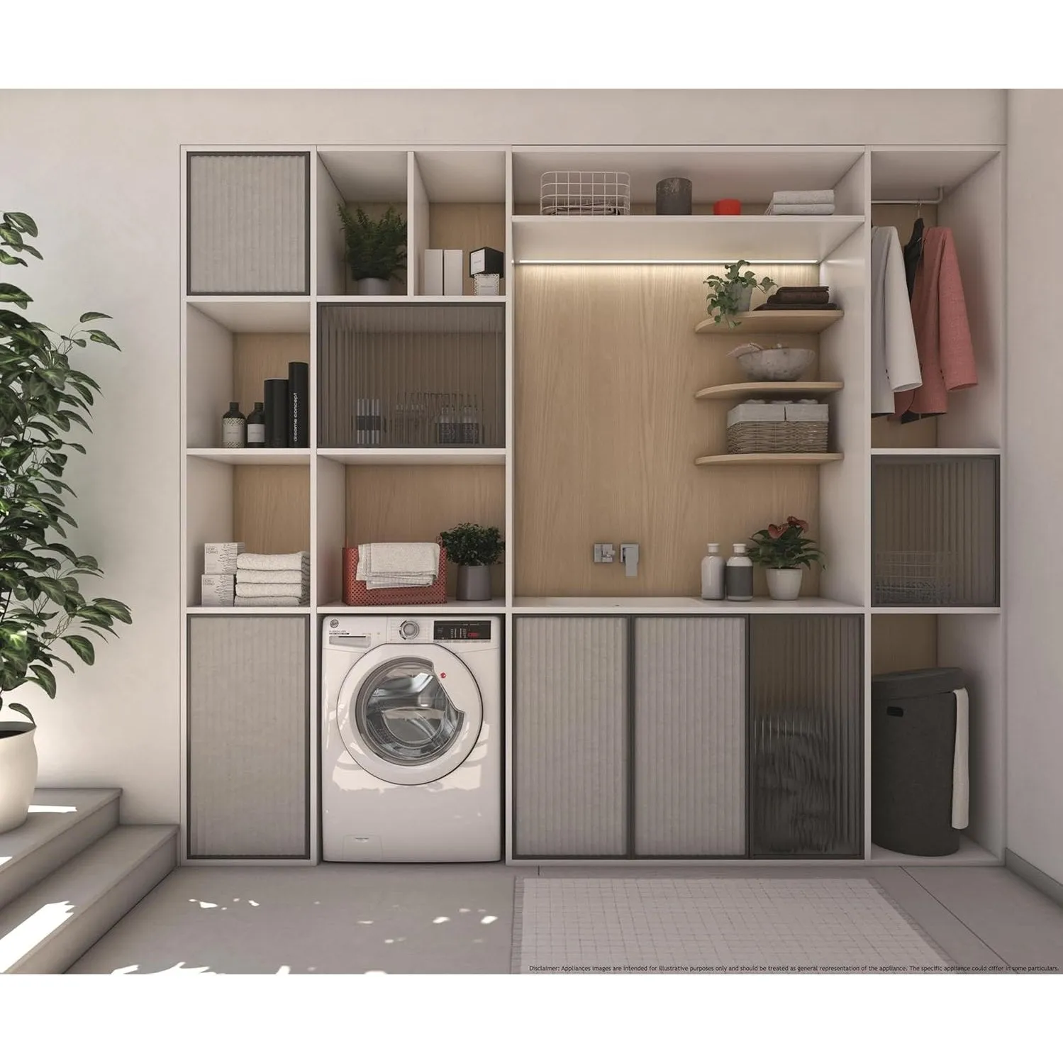 Hoover H-Wash 300 10kg Washing Machine - White | H3WO4105TA4/1-80