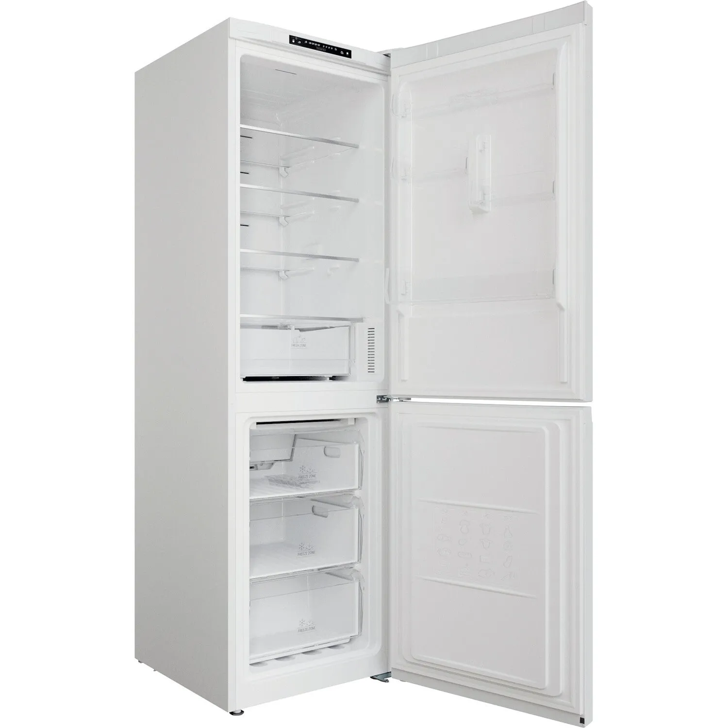 Hotpoint H7X 83A W Freestanding 230L Fridge Freezer - White, D Rated