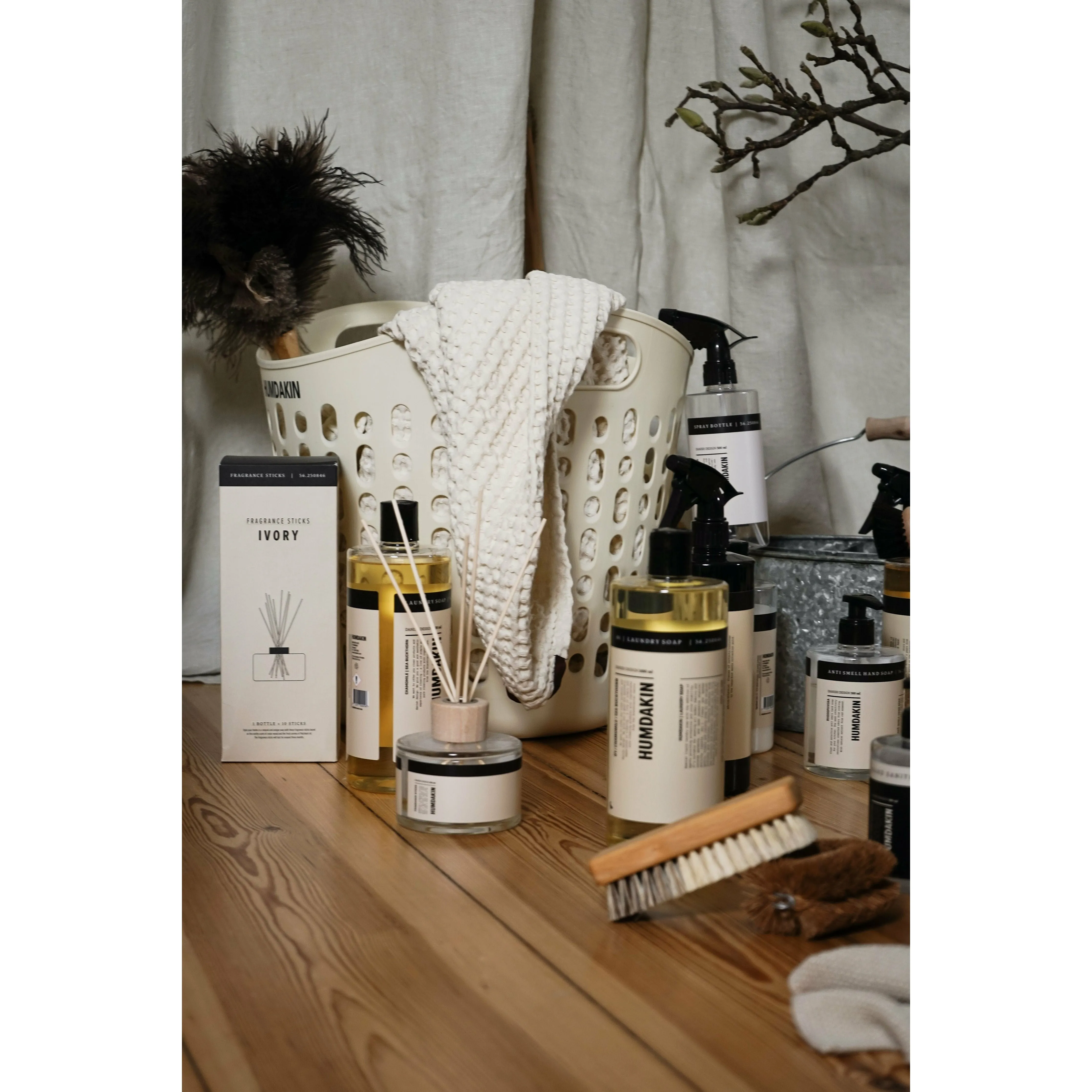 Humdakin 02 Detergent 1000ml, Cotton Seed & Wild Rose