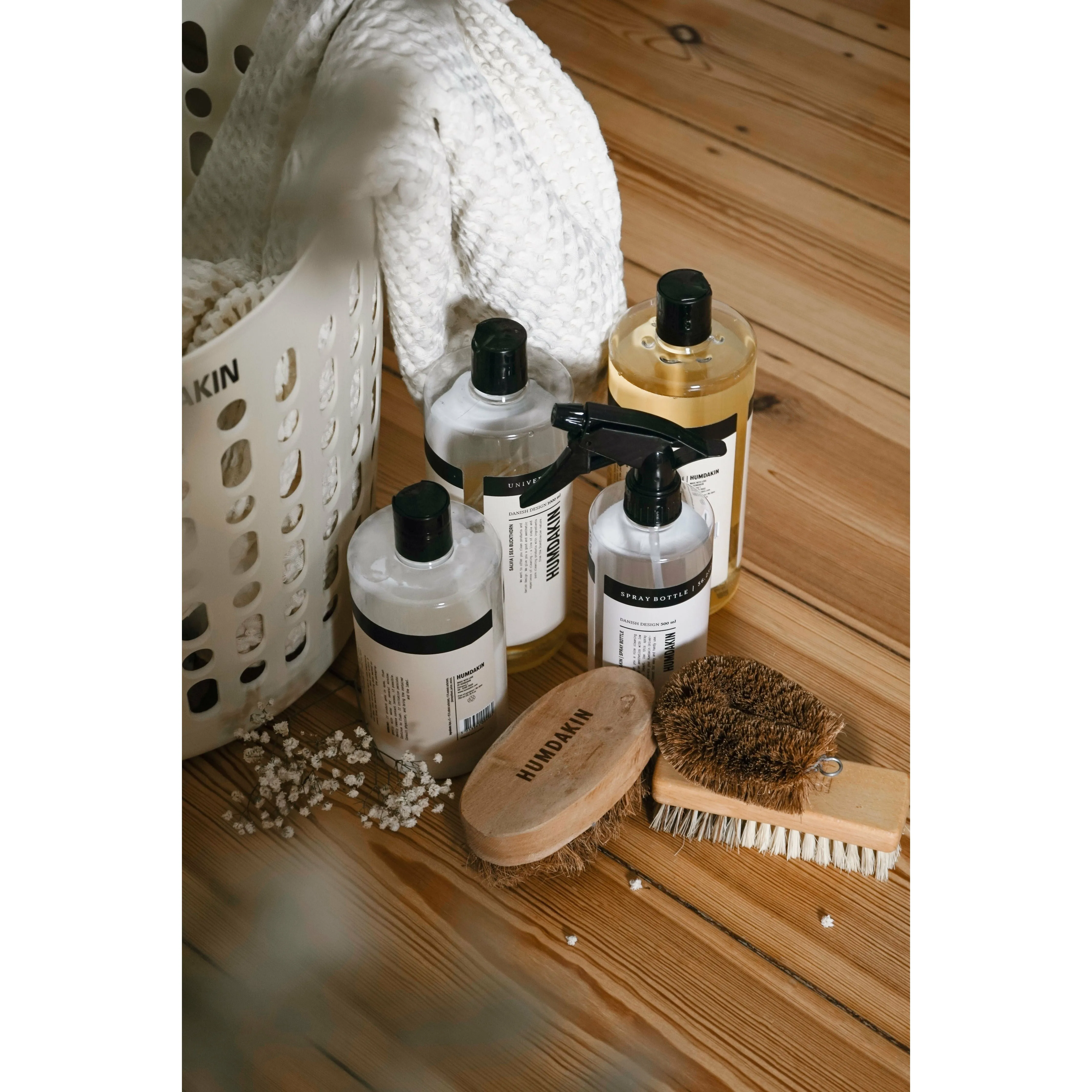 Humdakin 02 Detergent 1000ml, Cotton Seed & Wild Rose