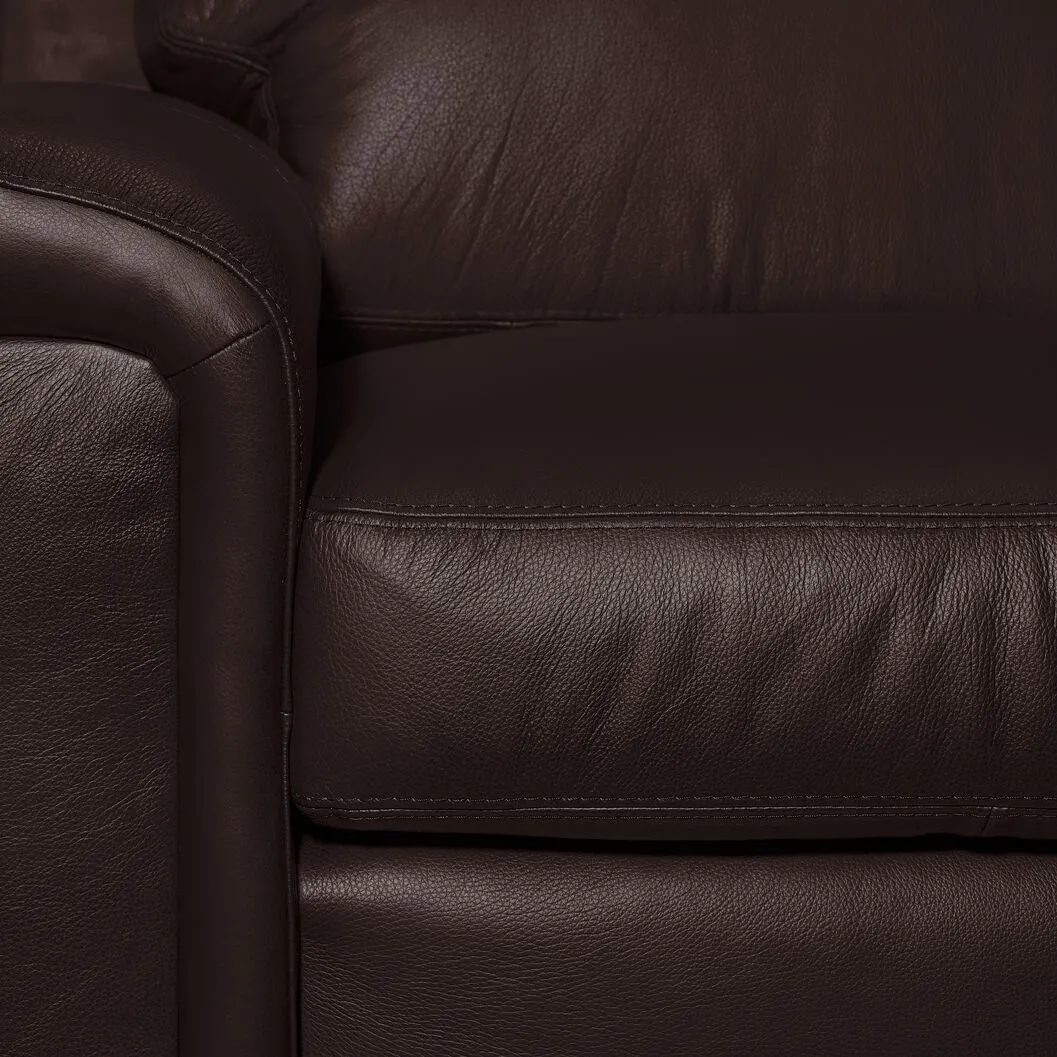 Icon Leather Chair - Mocha