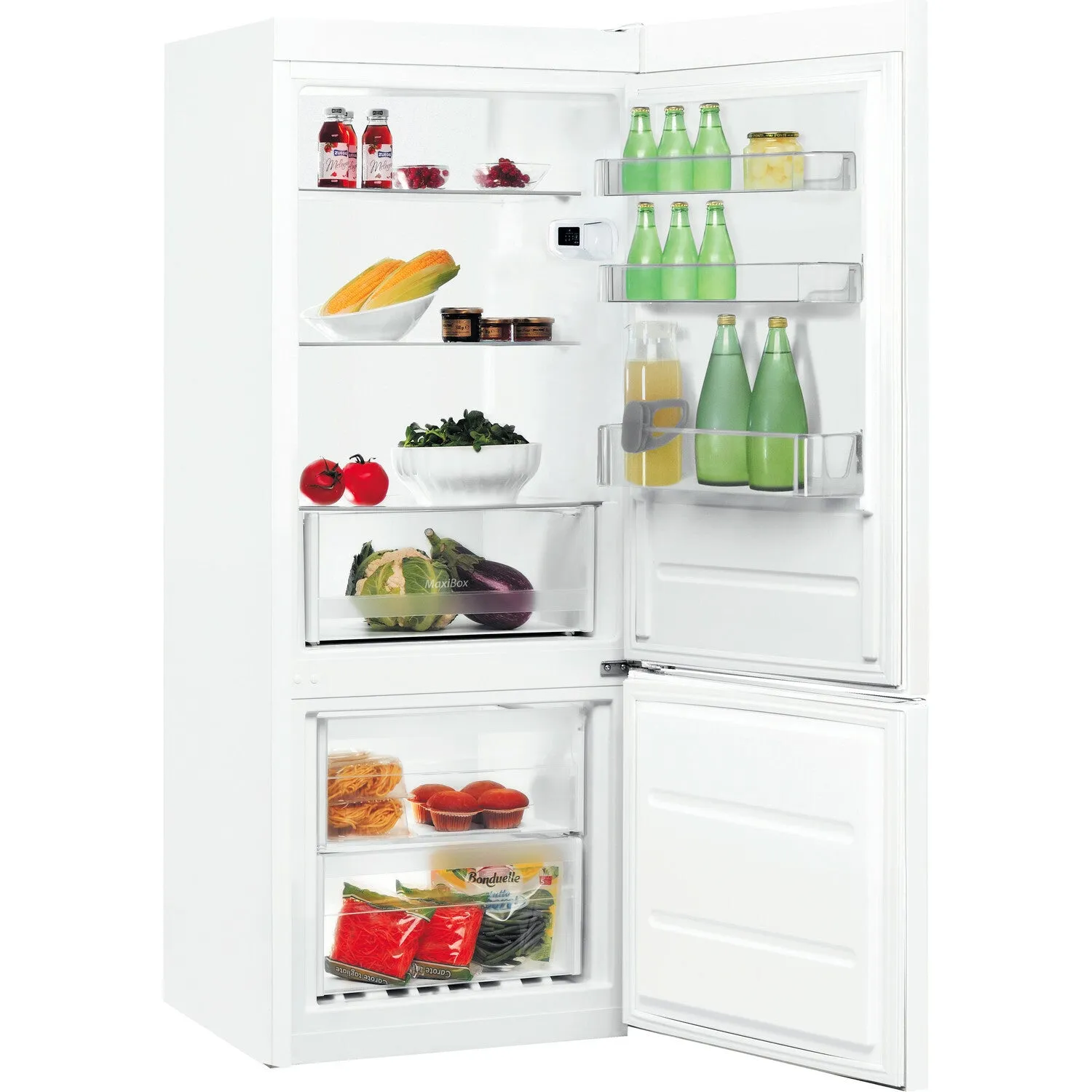 Indesit LI6 S2E W UK Freestanding Fridge Freezer - White, E Rated