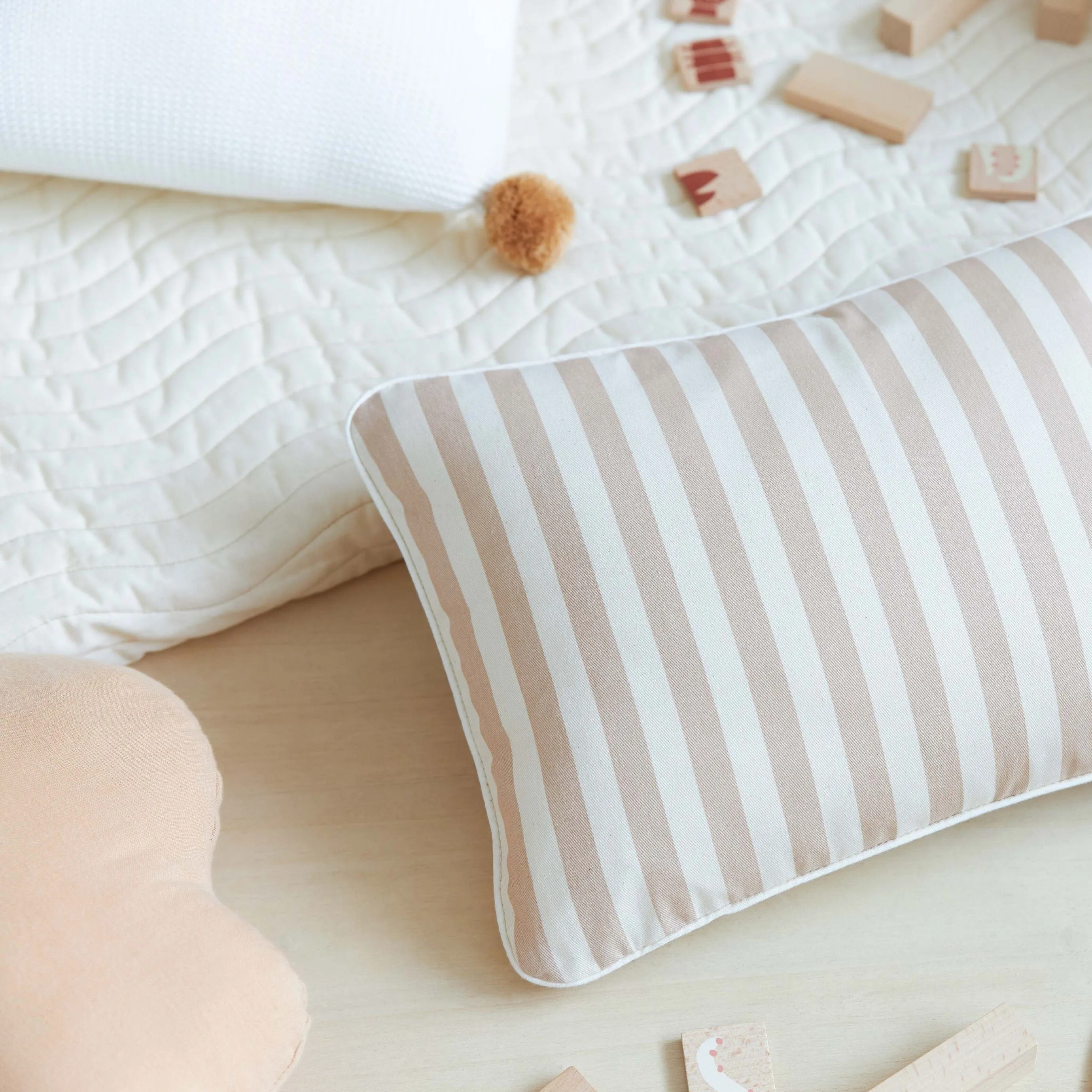 Jazz Cushion | Taupe Stripes | 45x30cm