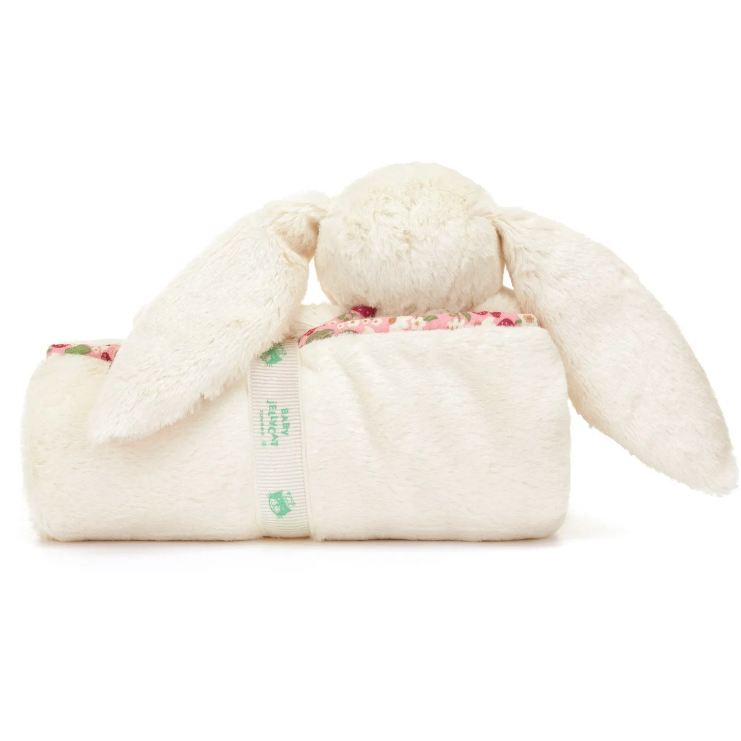 Jellycat Bashful Rabbit, Mimi Strawberry Blanket