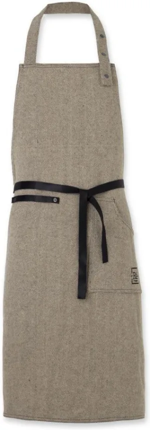 Juna Rå Apron Dark Grey, One Size