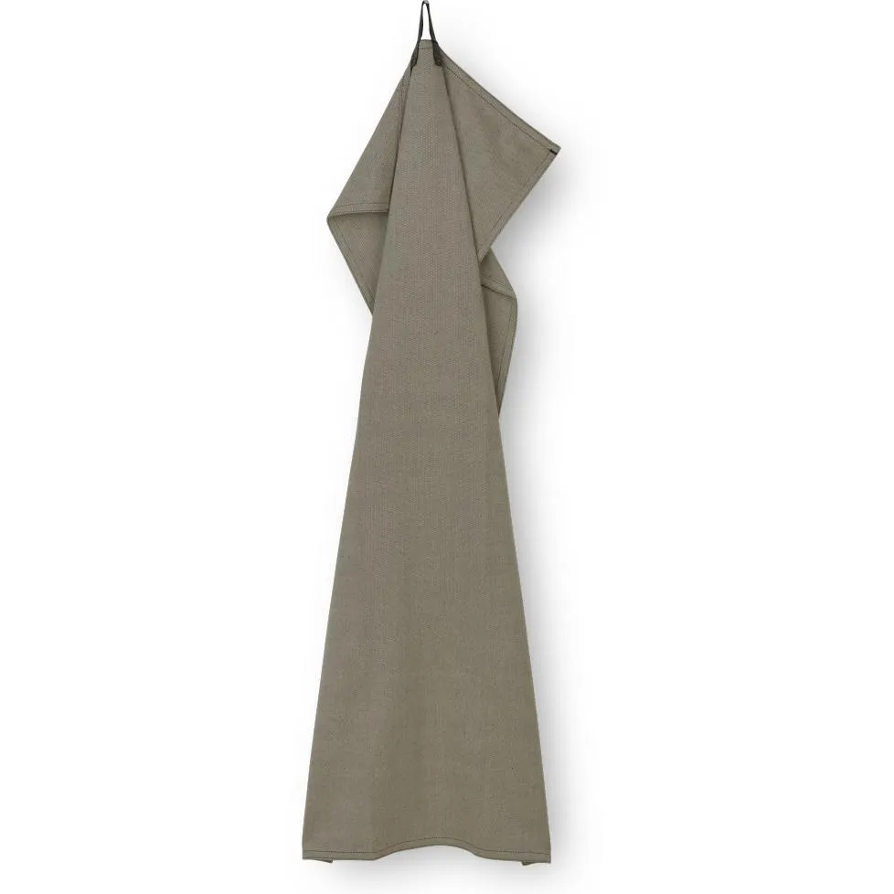Juna Rå Tea Towel Dark Grey, 50x110 Cm