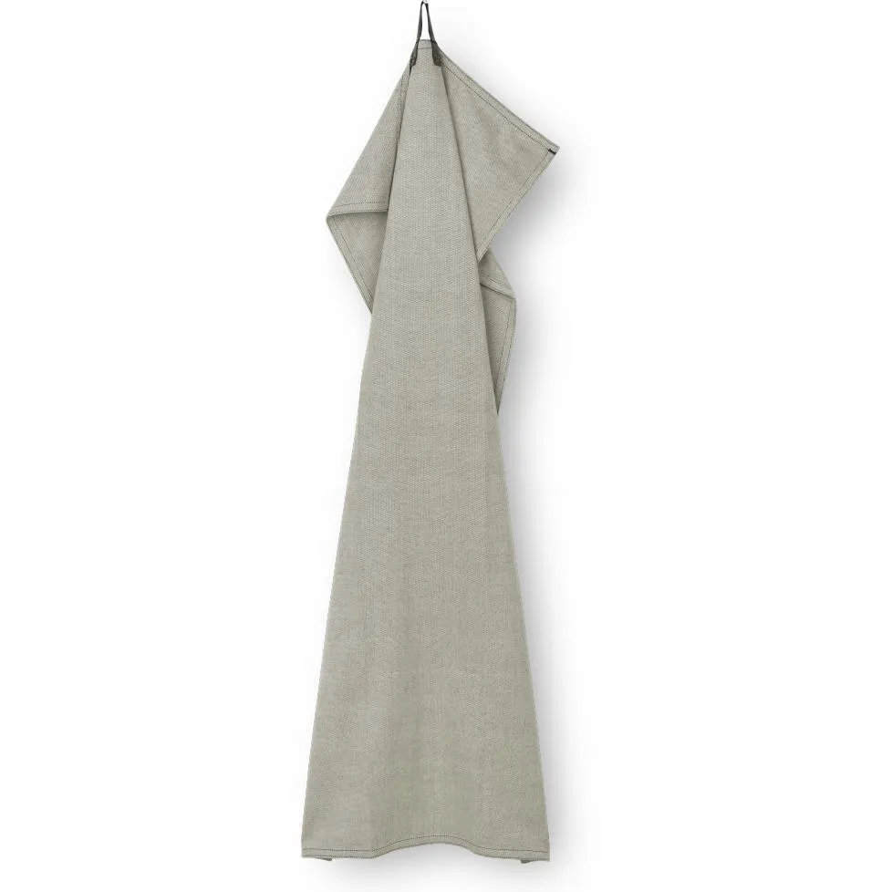 Juna Rå Tea Towel Dark Grey, 50x110 Cm