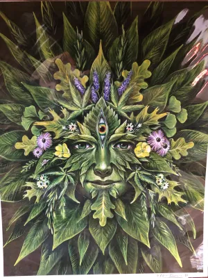 Kara Timmons - Green Woman - 11x14 Print
