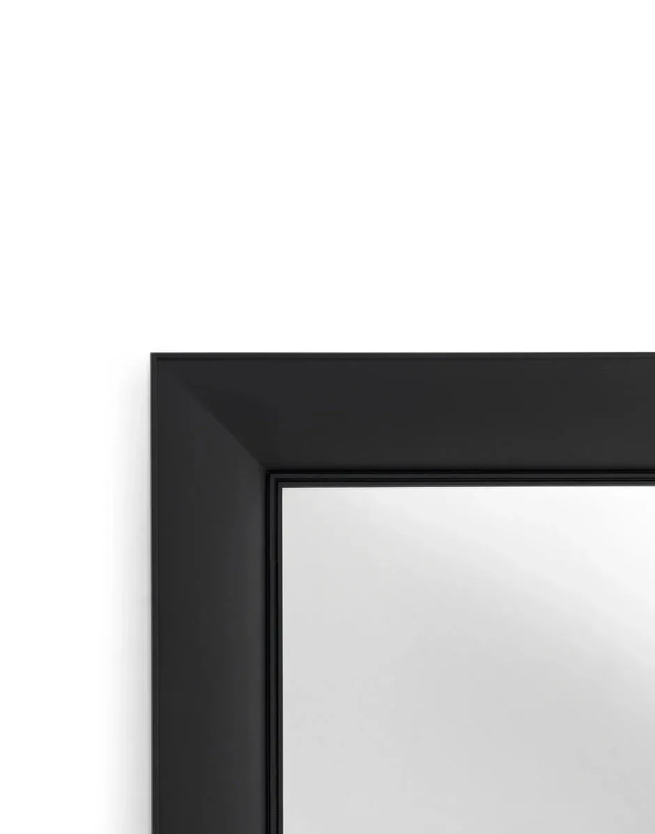 Kartell Francois Ghost Mirror 79x65 Cm, Mat Black