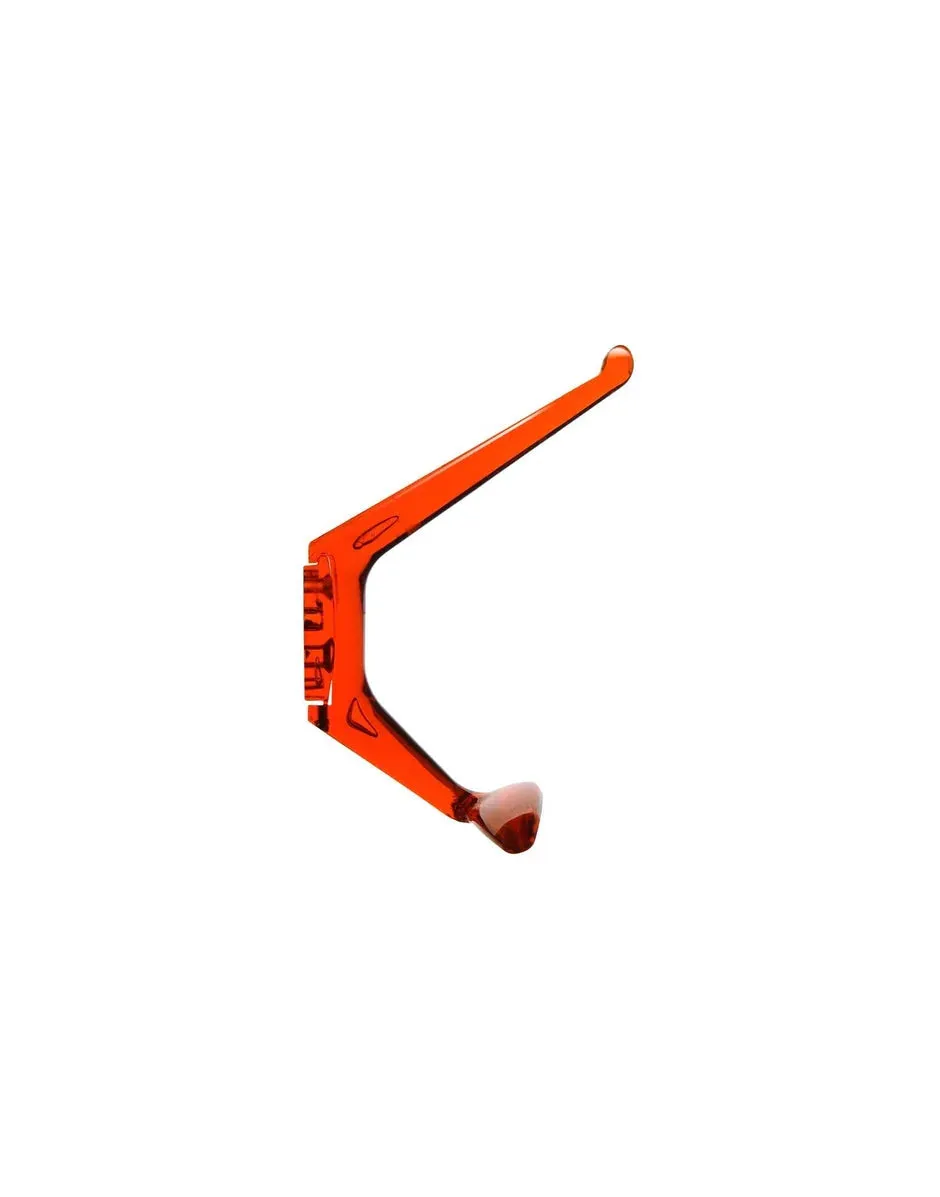 Kartell Hanger Set Of 4 Hooks Big, Orange Red