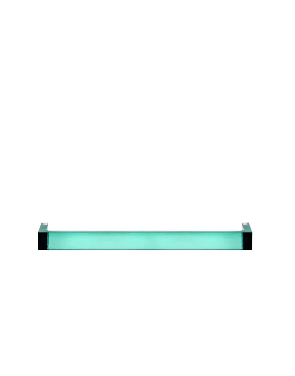 Kartell Rail Towel Rack 45 Cm, Acquamarine Green